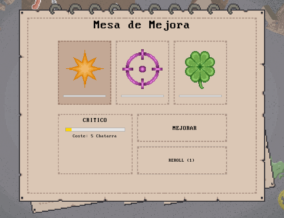 Taller de mejora de armas